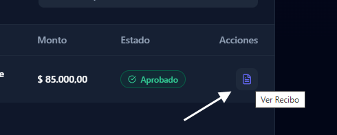 Botón Ver Recibo